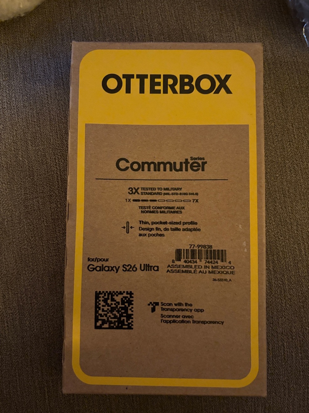 OtterBox Commuter Series Case for Galaxy S26 Ultra - purple